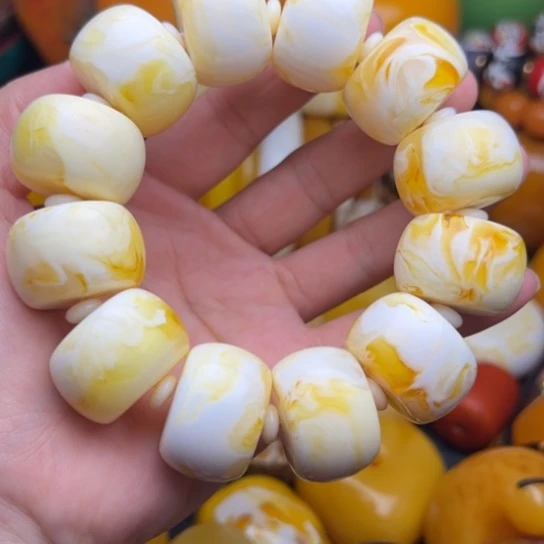 未镶嵌琥珀手链蜜蜡