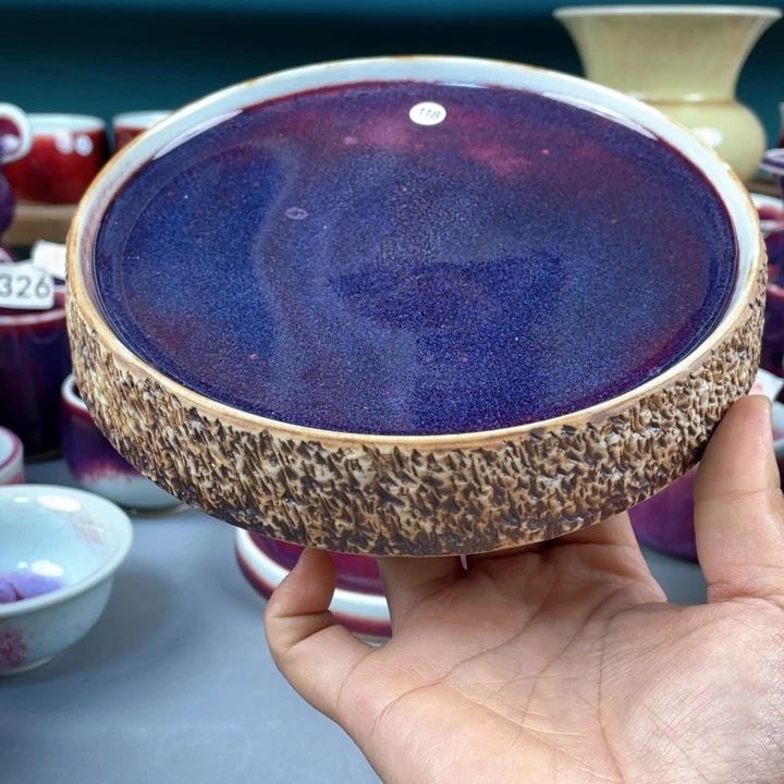瓷片纯手工制作……微微瑕