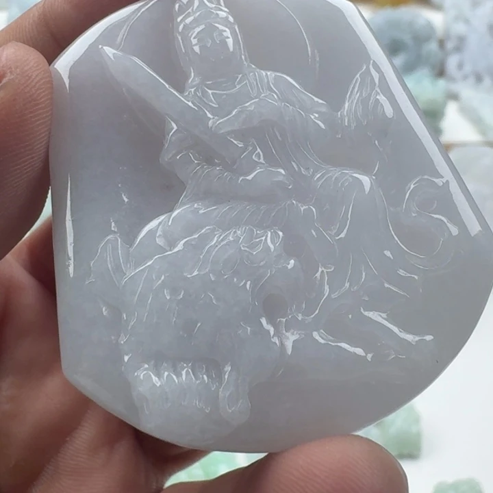 翡翠未镶嵌颈饰天然缅甸A货翡翠