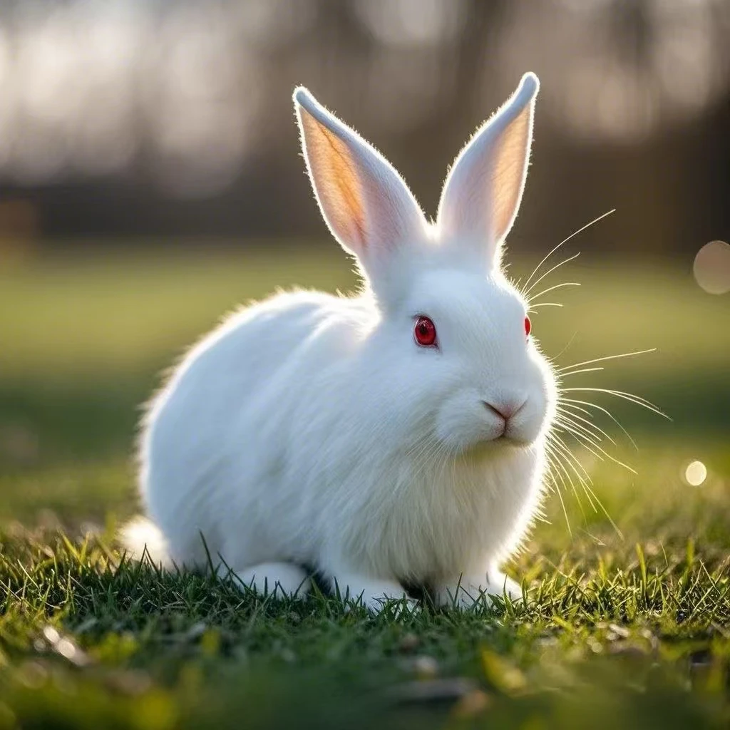 家养活体兔子大型肉兔白兔可长10斤种兔苗