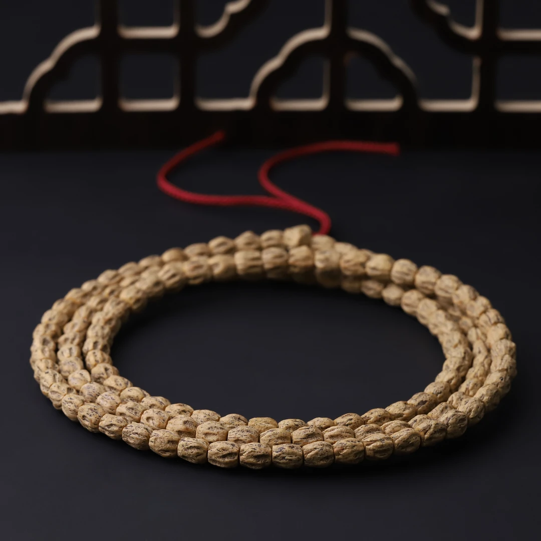 S1225-2【惊鸿】热振高桩极顺鬼脸百香籽108长串（送工具）