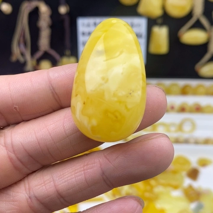 裸石蜜蜡未镶嵌微瑕卡39➕