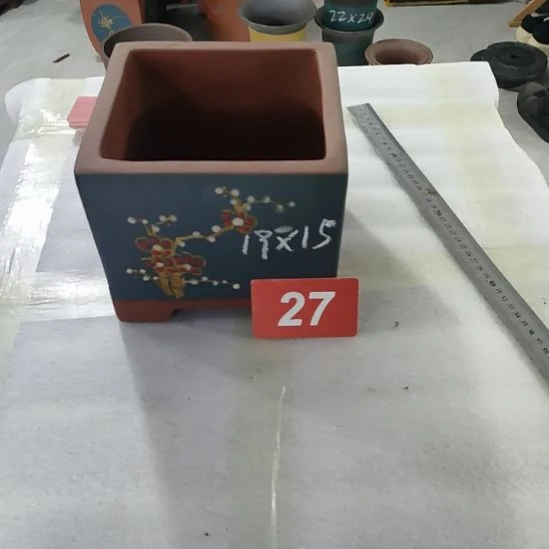 紫砂花盆宜兴紫砂花盆
