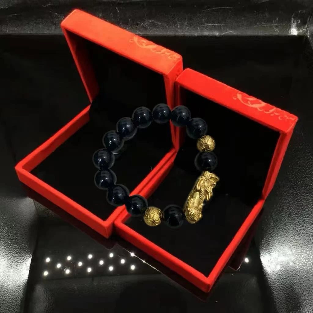 首饰盒/箱 饰品盒【花花专属】合金貔貅手串饰品盒