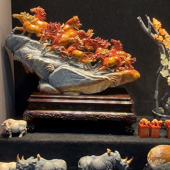 用***5寿山石寿山石摆件