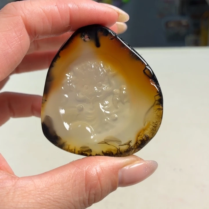 玛瑙/玉髓未镶嵌吊坠(不含链)