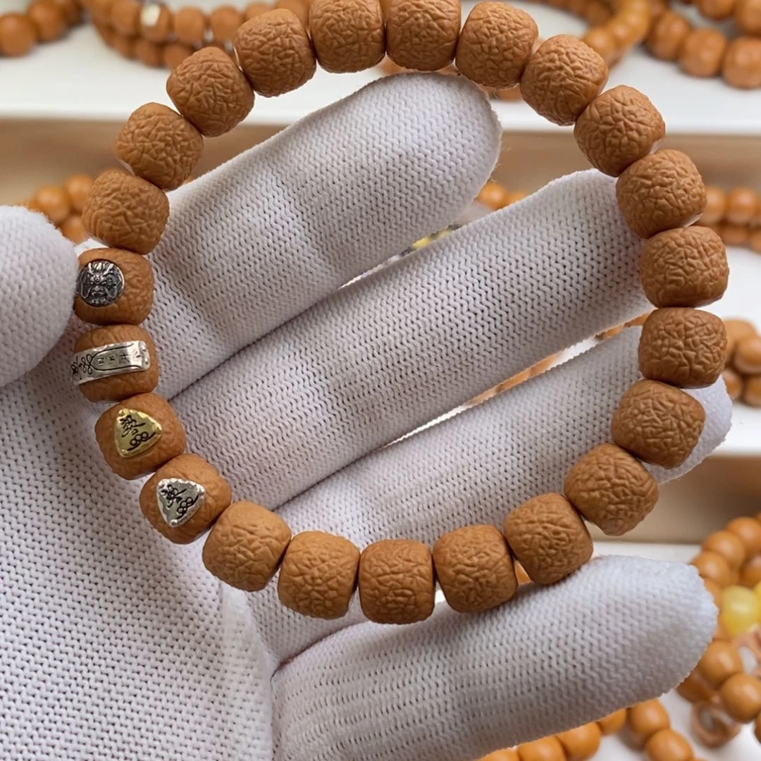 猴头核桃手串晚*俩龙鳌标