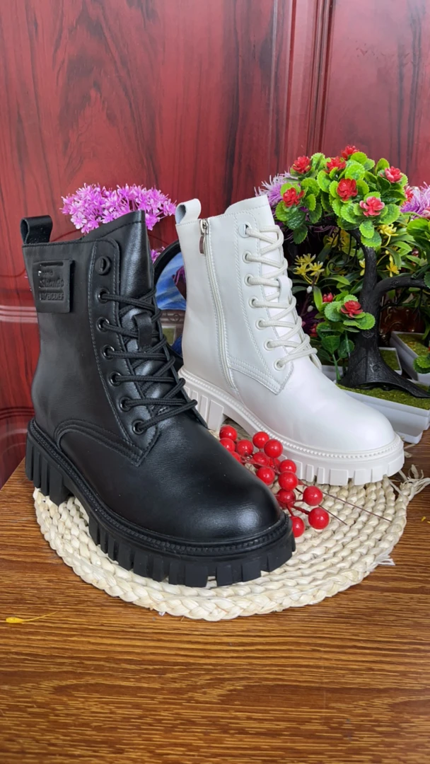 缘缘秋冬真皮气质马丁靴20212 5