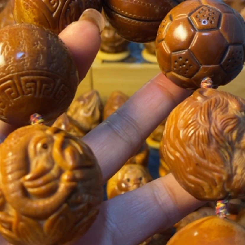 【闪购商品】橄榄核手串/手链蔡*精品核雕