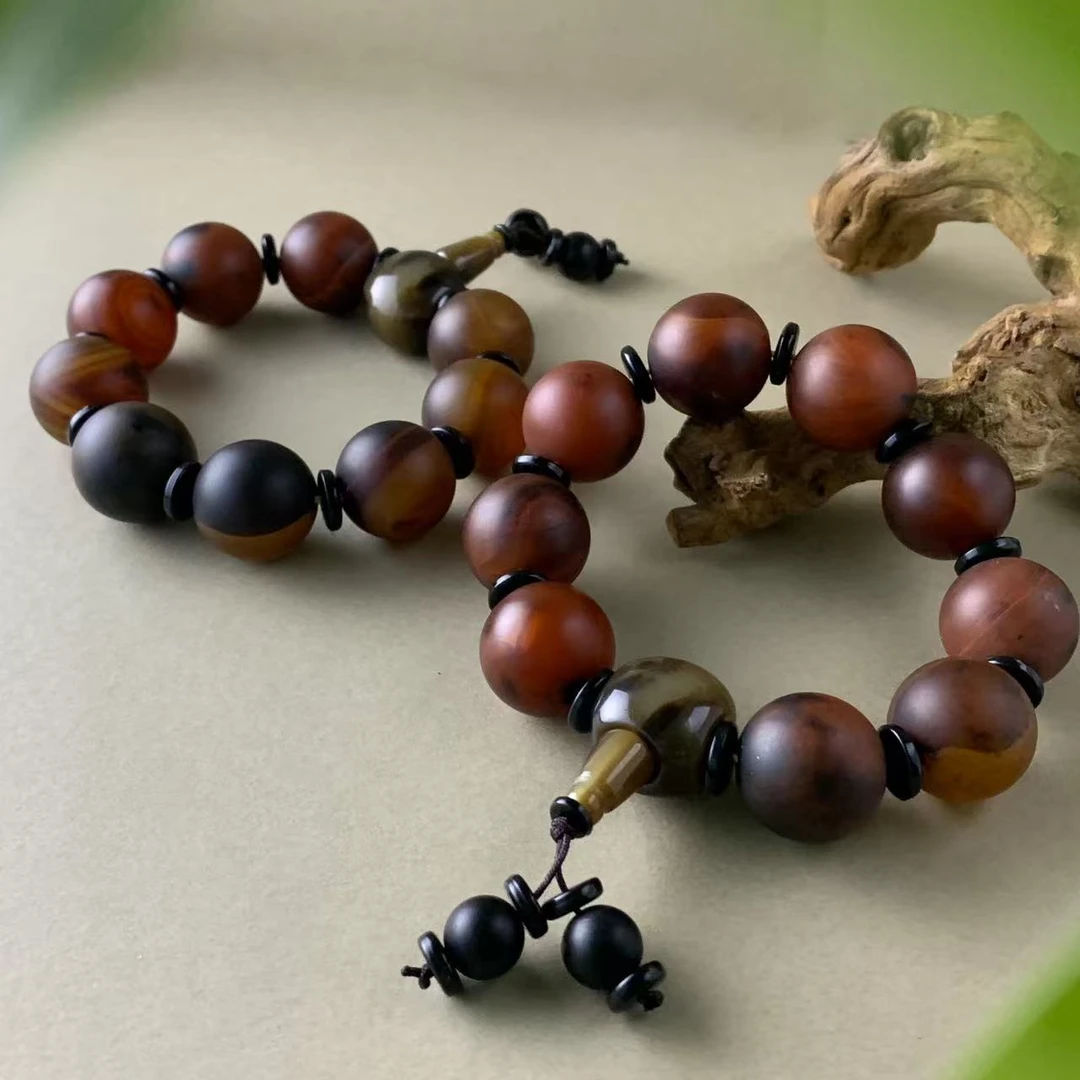 S7778【福嘟嘟】赤血金刚玛瑙玛瑙手串-送礼佳品-多样性只发一件