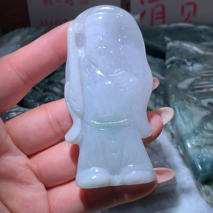 翡翠未镶嵌颈饰保真天然A货翡翠