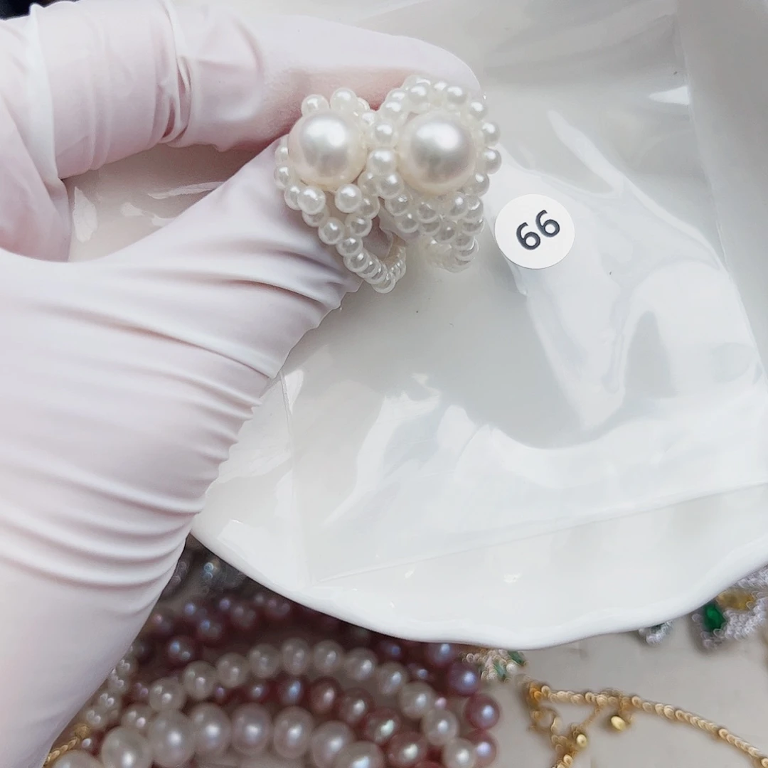 淡水珍珠手绳银S925镶嵌