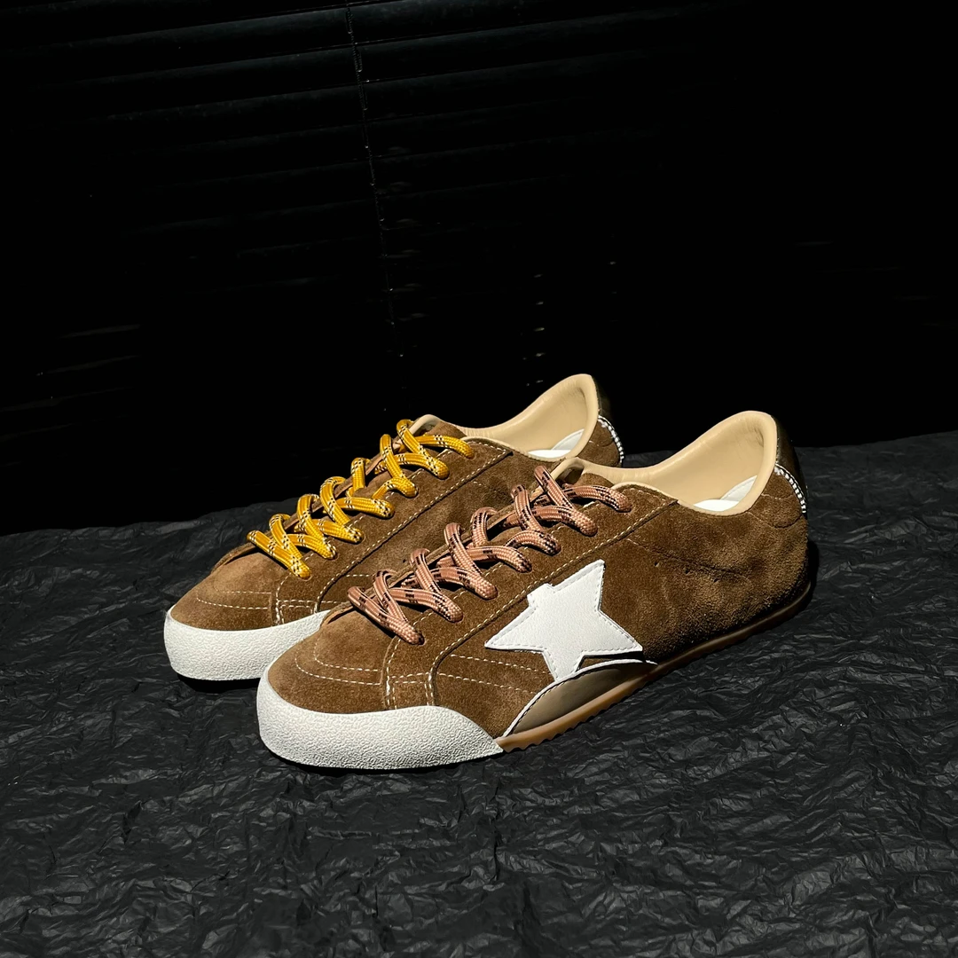 做旧星星小脏鞋二代2.0真皮休闲鞋女夏季复古百搭板鞋低帮潮流