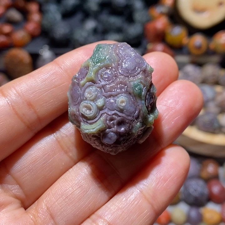 有机玻璃玛瑙原石放漏