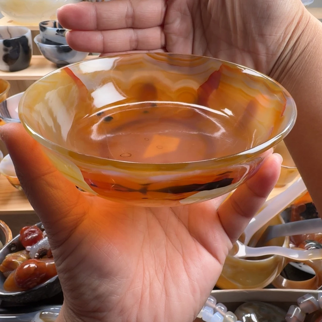 一***缘玛瑙/玉髓未镶嵌盘子