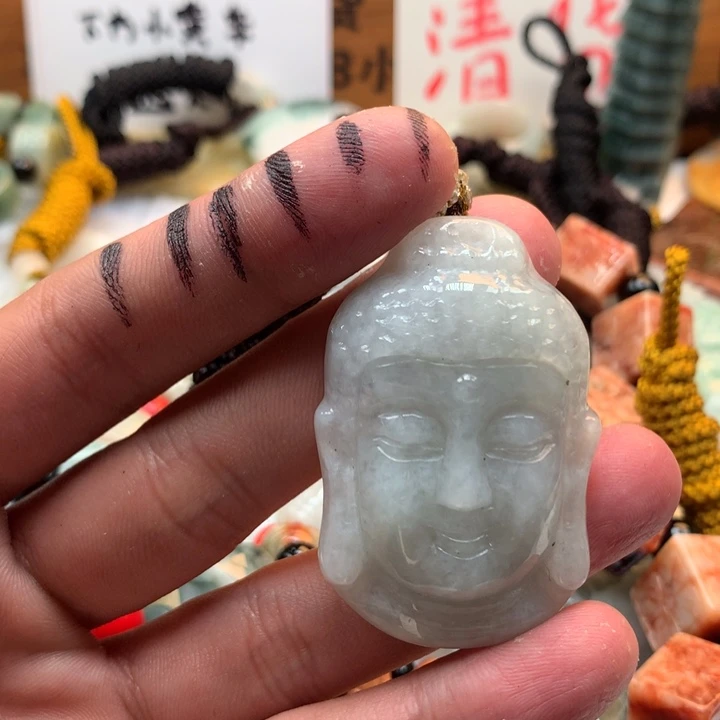 翡翠未镶嵌颈饰保真天然a货翡翠