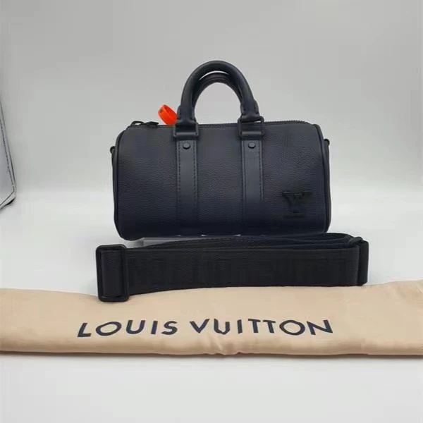 99新 LouisVuitton/路易威登 LV黑色KP21手提包/DH10008奢侈经典1