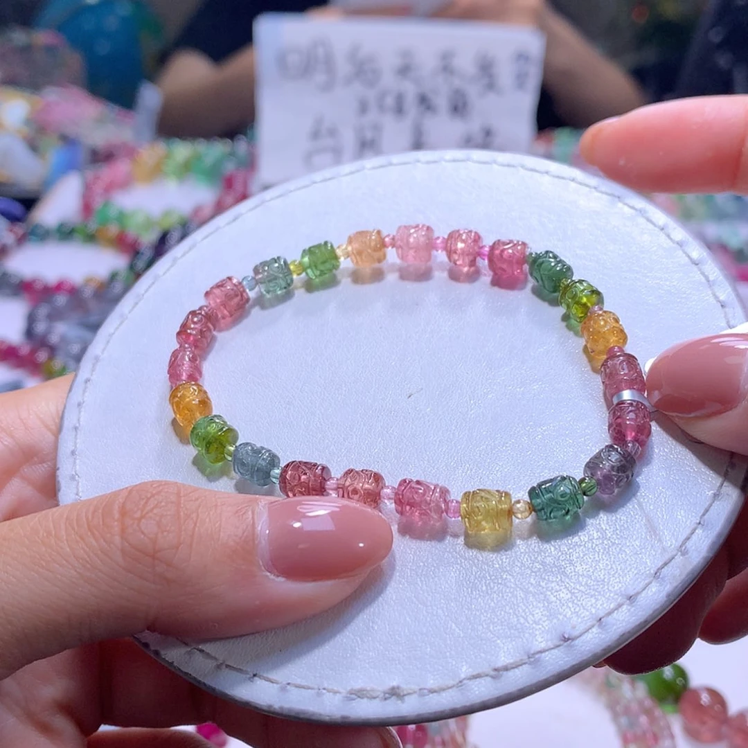 【闪购商品】未镶嵌手串碧玺6m