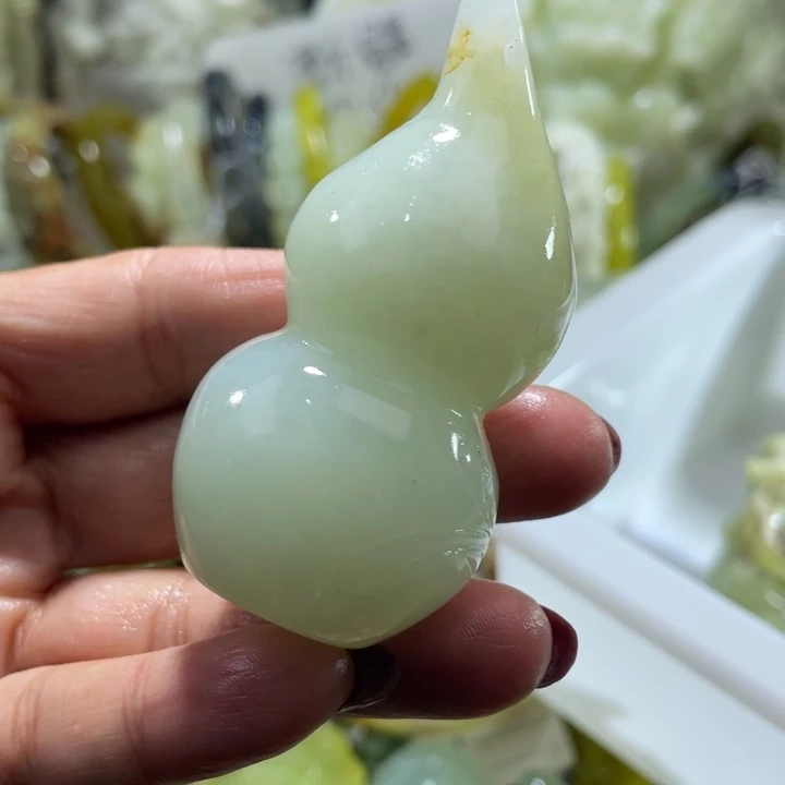 岫玉未镶嵌手把手把