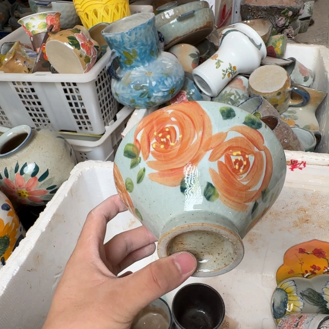 景德镇釉下彩陶瓷瑕疵慎拍259