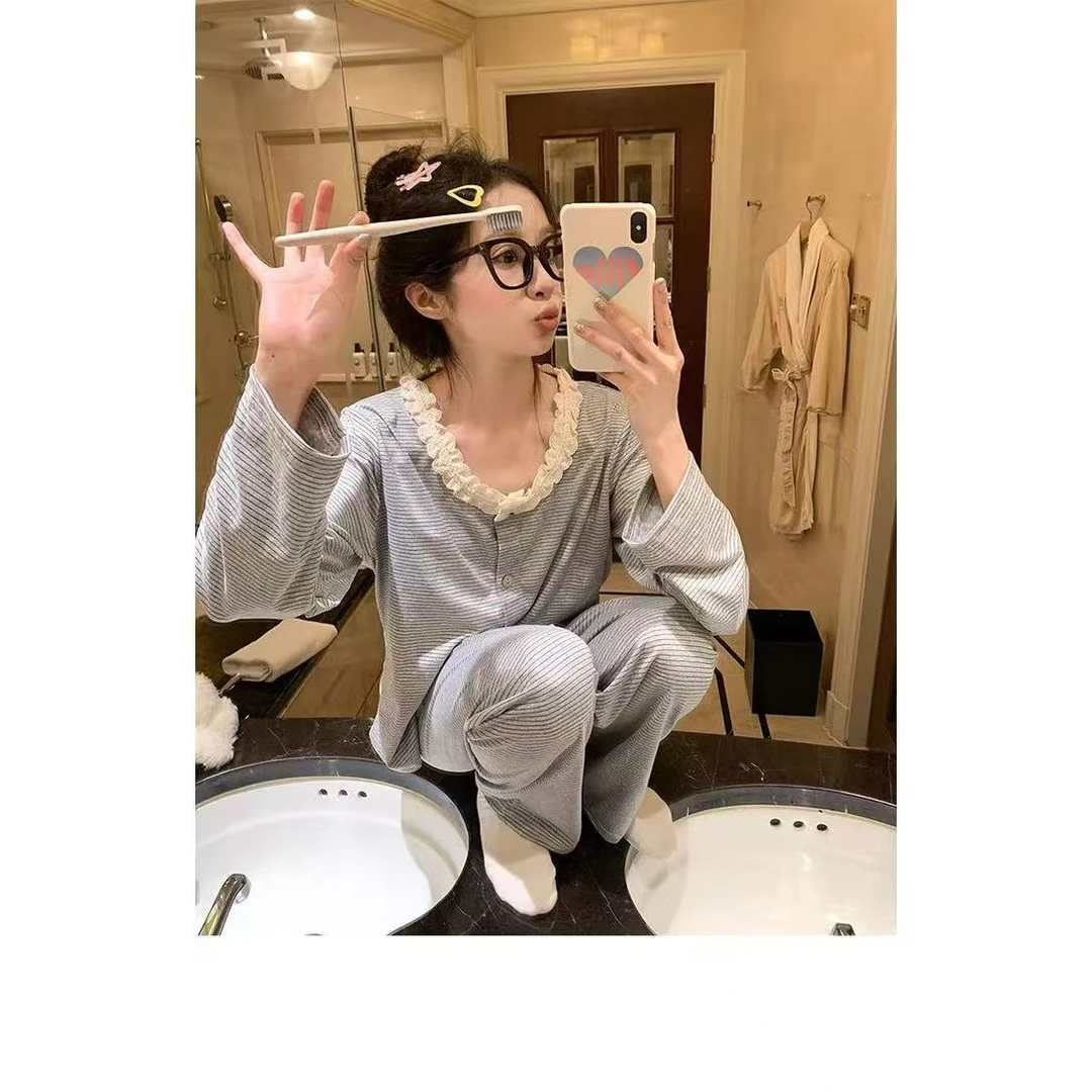 【小个子睡衣】小个子秋冬季德绒家居服睡衣套装