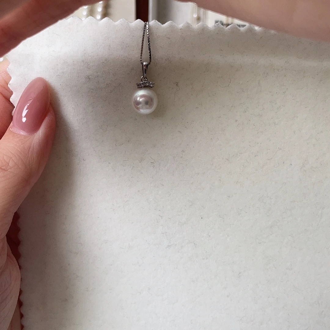银S925镶嵌颈饰海水珍珠