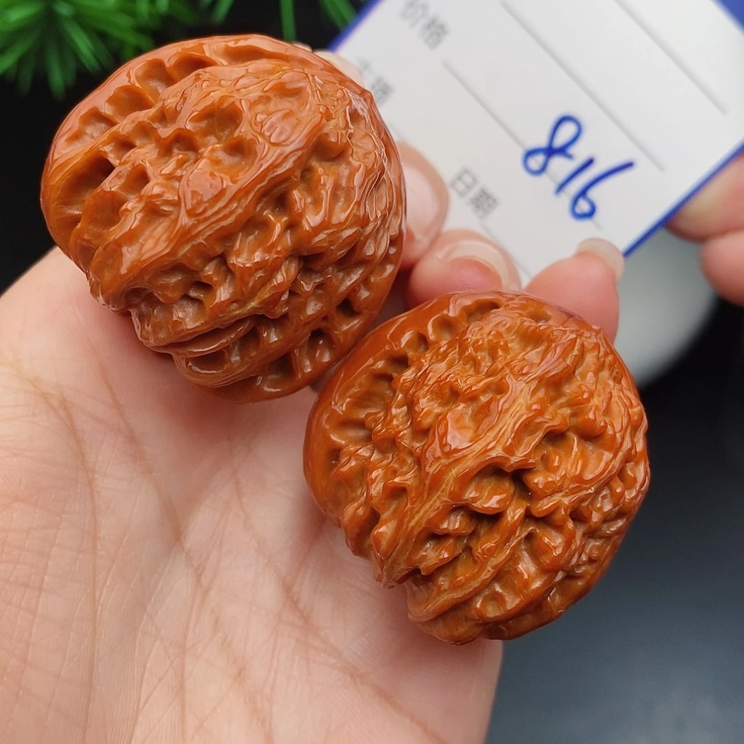 把件文玩核桃37球白816