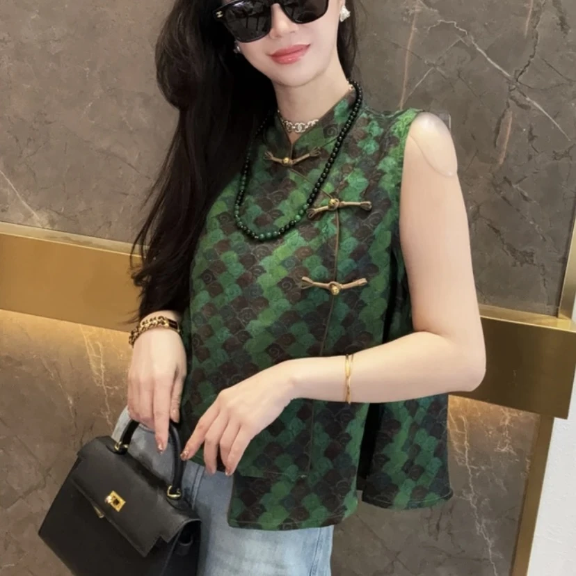 【小纱萝马甲】新中式轻奢显瘦夏季复古网红无袖马甲