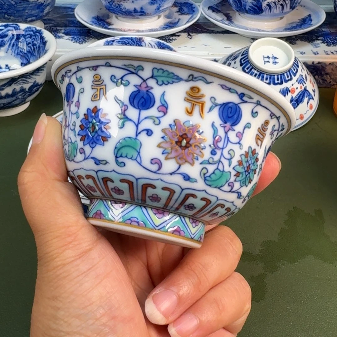 景德镇纯手绘茶具圆圆273
