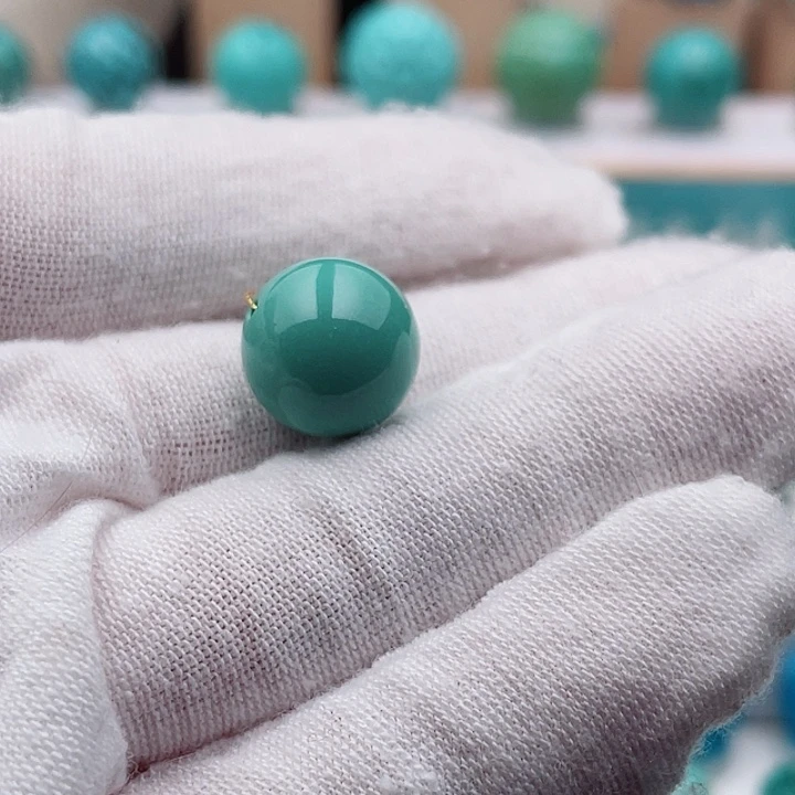 未镶嵌绿松石配饰12mm