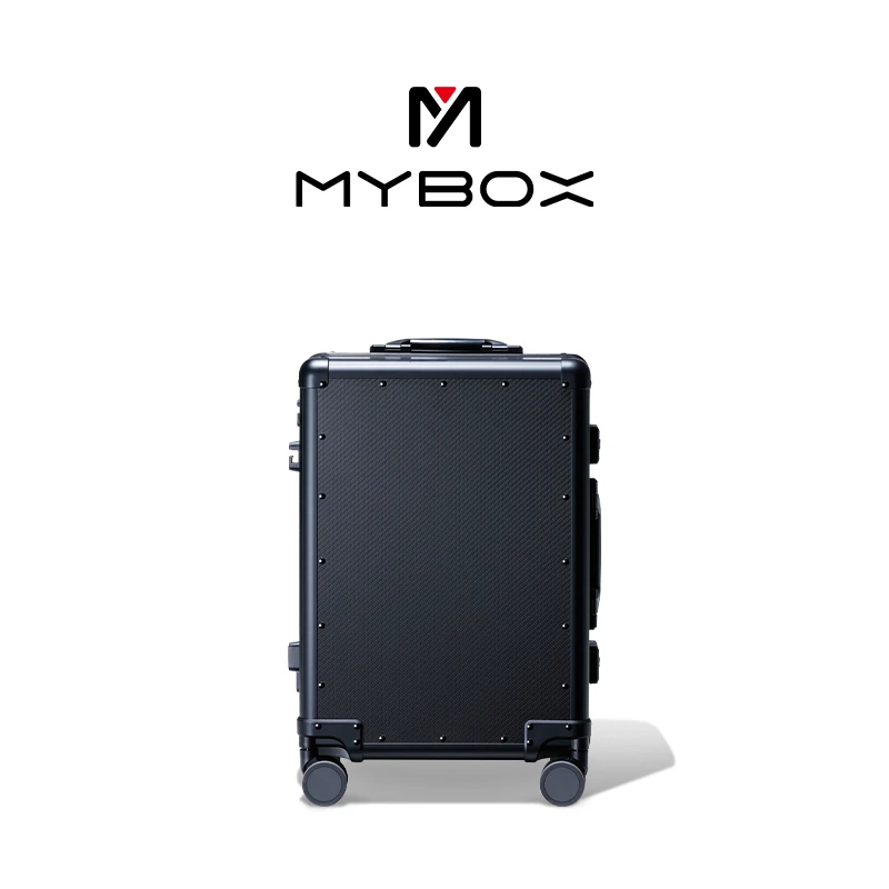 MY BOX旅行行李箱时尚高档碳纤维商务防水耐磨碳纤维箱体密码箱
