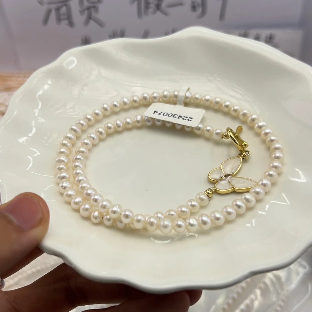 未镶嵌颈饰淡水珍珠