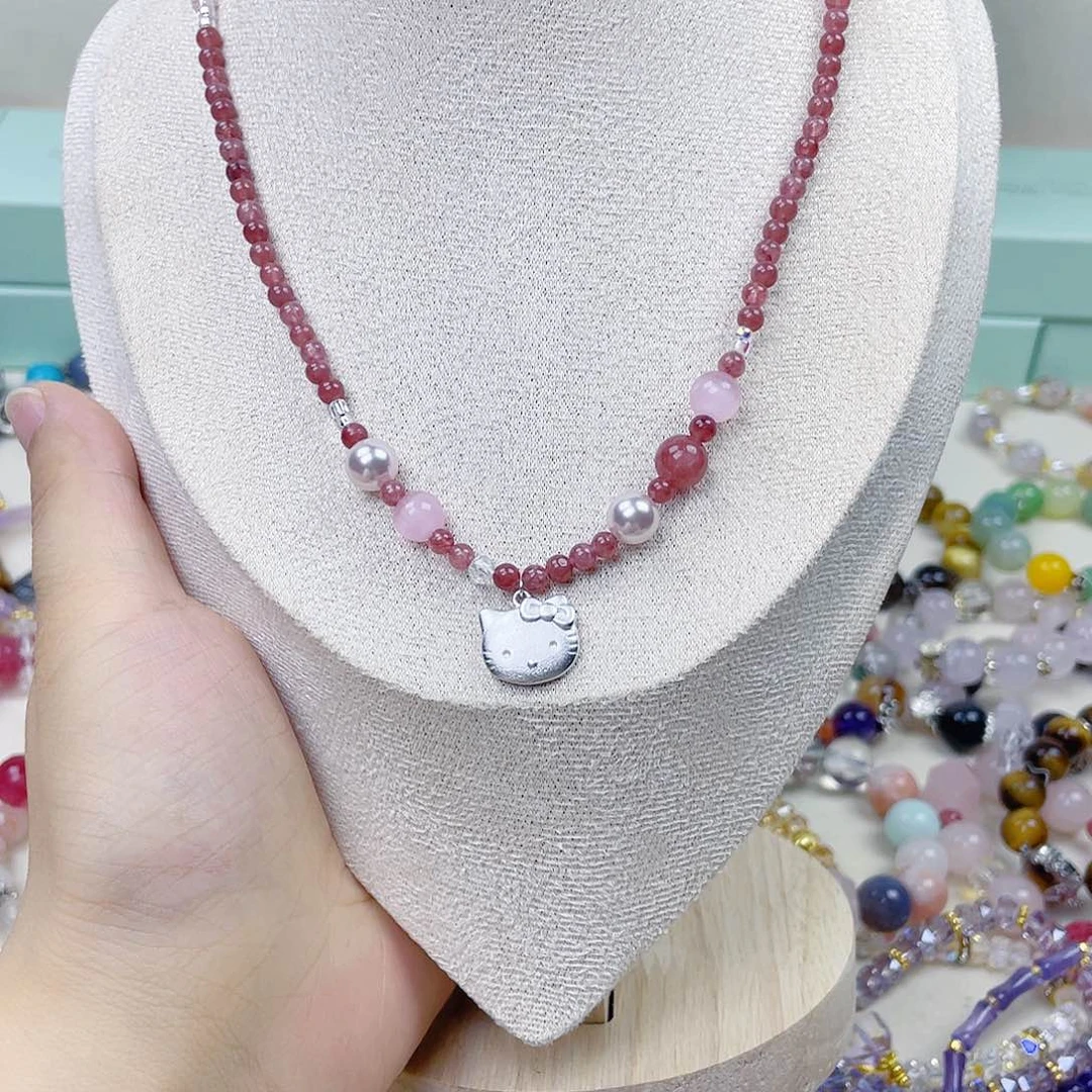 手饰针钠钙石银S925镀金镶嵌