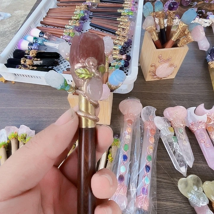 紫***O水晶珠宝半成品未镶嵌