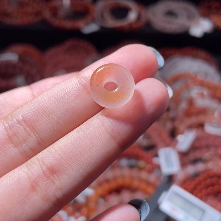 南红玛瑙未镶嵌面包扣2038