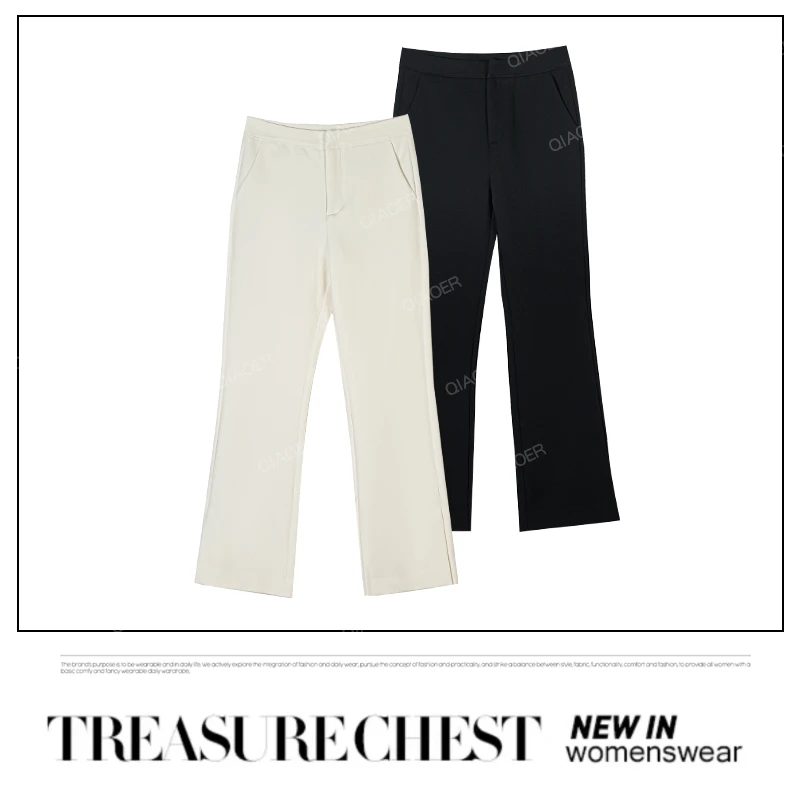 乔儿定制【小微喇西裤】进口面料高端定制西裤时尚休闲裤百搭裤子