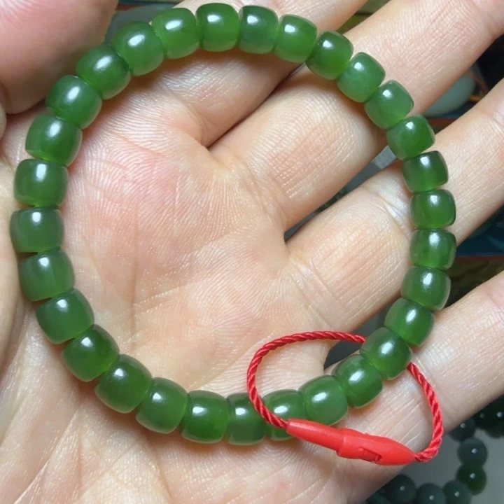 和田玉（碧玉）未镶嵌手串