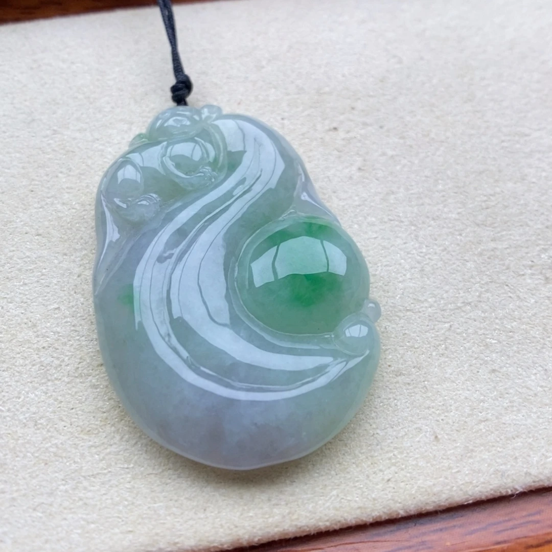 翡翠未镶嵌颈饰吊坠36