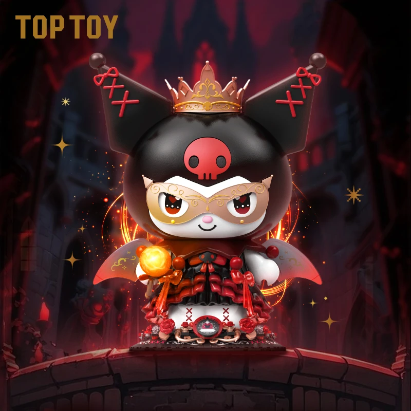 【生日礼物】TOPTOY三丽鸥酷洛米古堡暗夜积木大娃摆件正版潮玩拼插