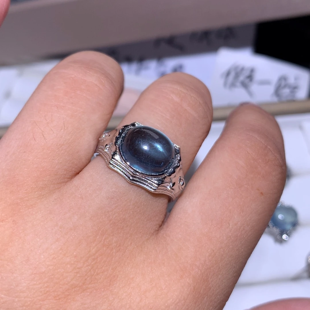 【闪购商品】水晶戒指银S925镶嵌微***?戒指