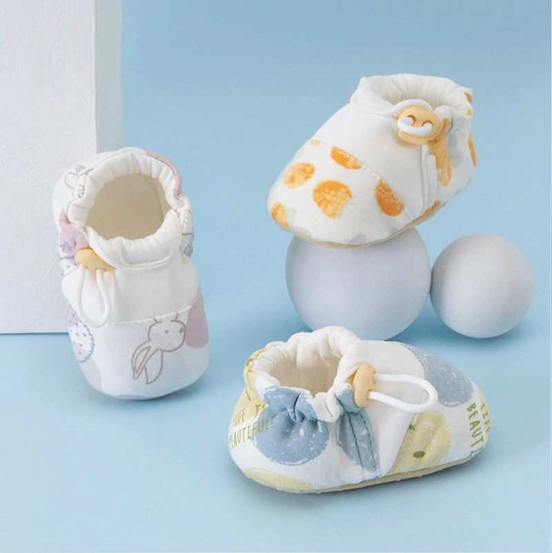 春秋季婴儿软底纯棉鞋子1-12个月男女宝宝室内学步鞋防滑底不易掉