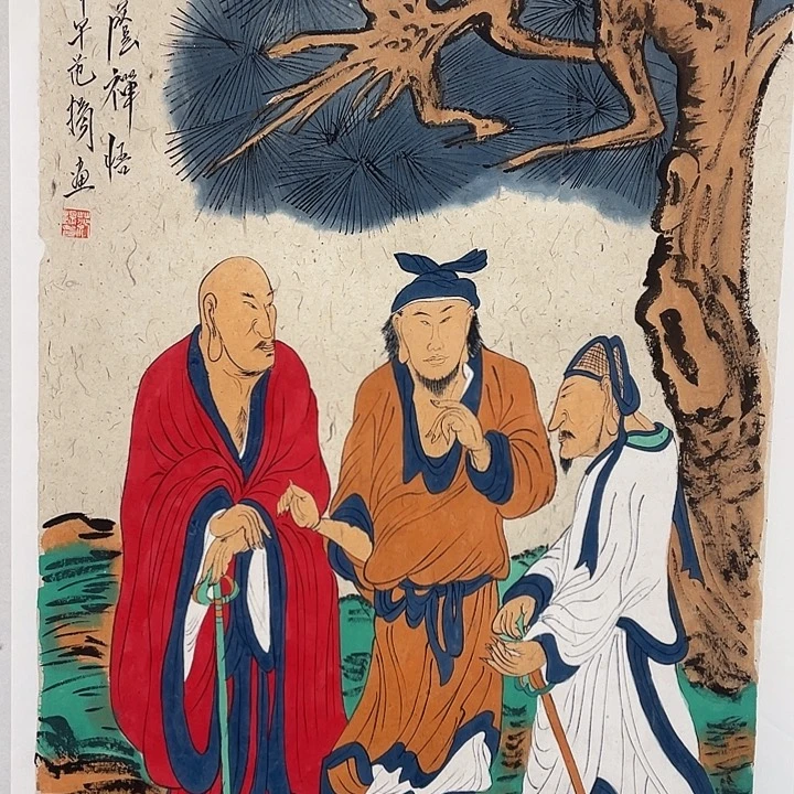 圆形范老师红衣罗汉