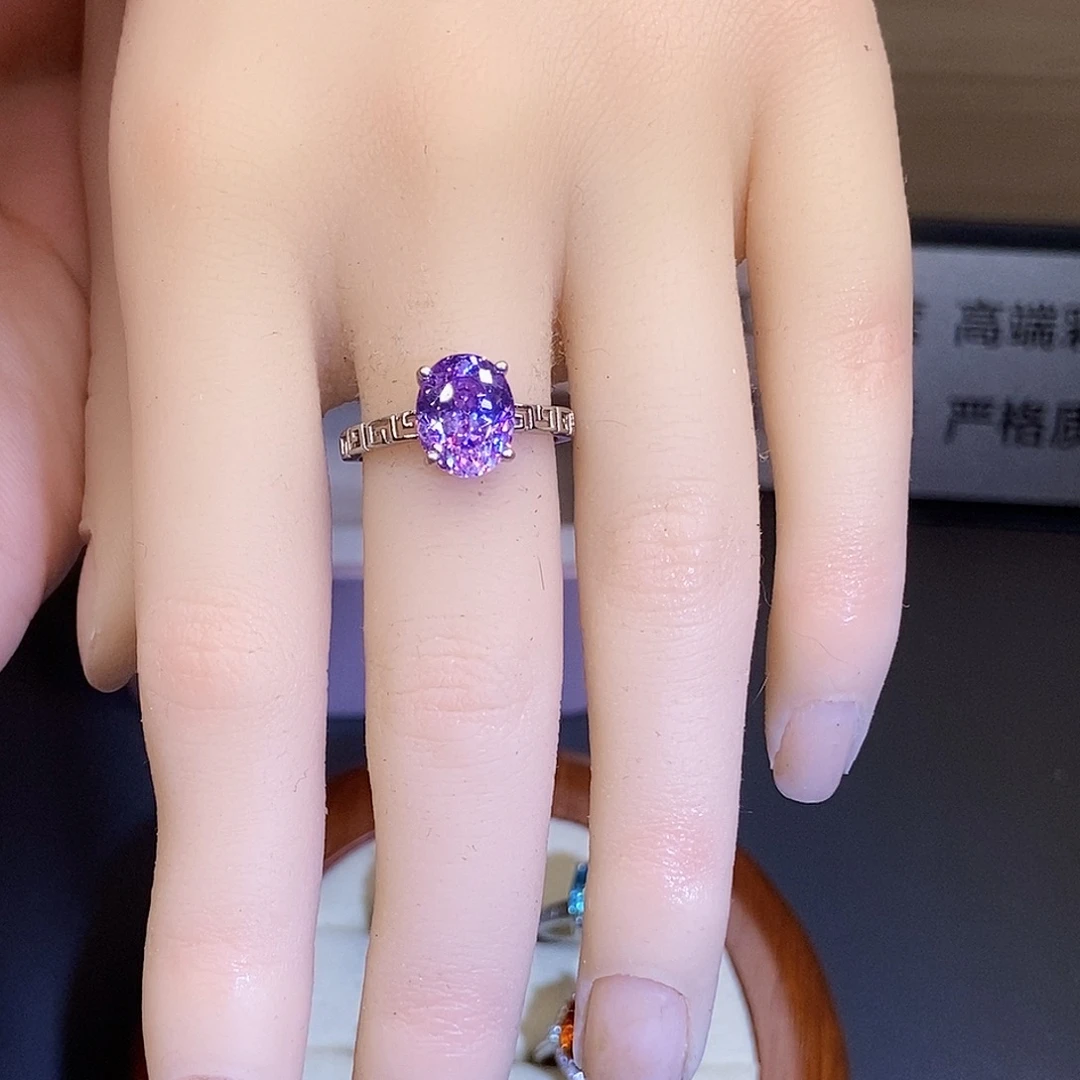 颈饰银S925镶嵌碧玺