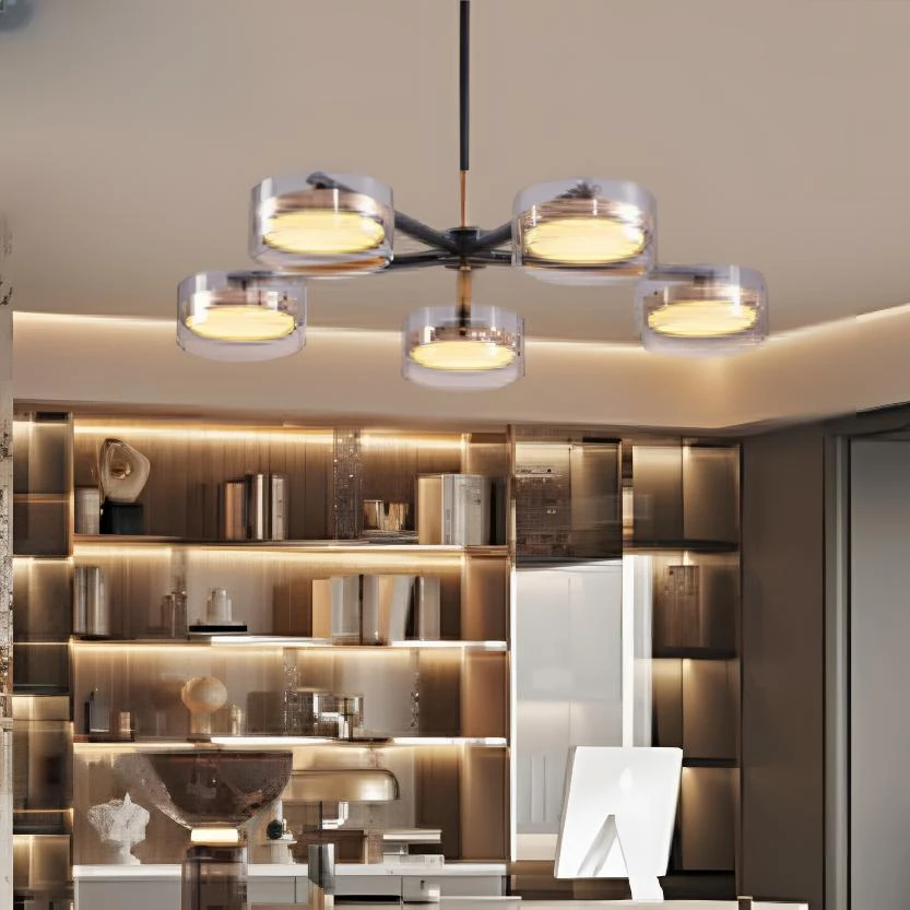 MD18082A-5吊灯90W不包安装）库存尾货（铁仓2）