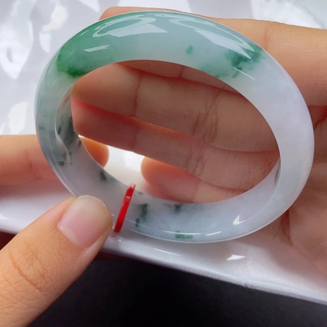 未镶嵌手镯翡翠5354正圈