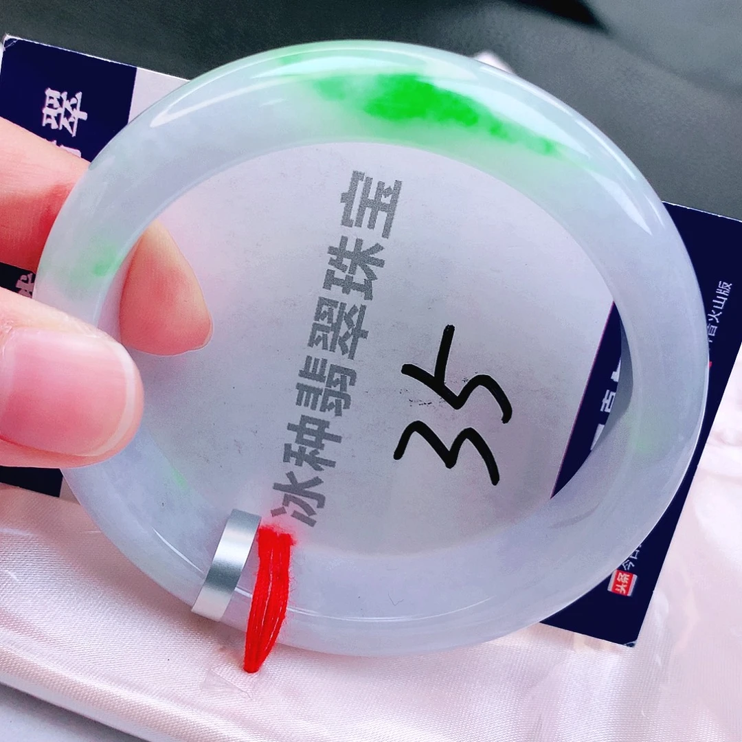 翡翠未镶嵌手镯缅甸天然a货翡翠手镯