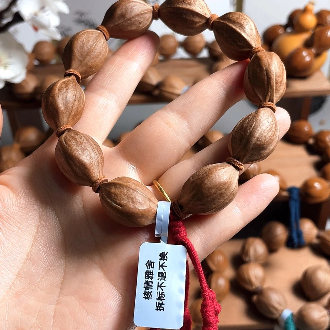 未***a橄榄核手串/手链16/24梅林铁核