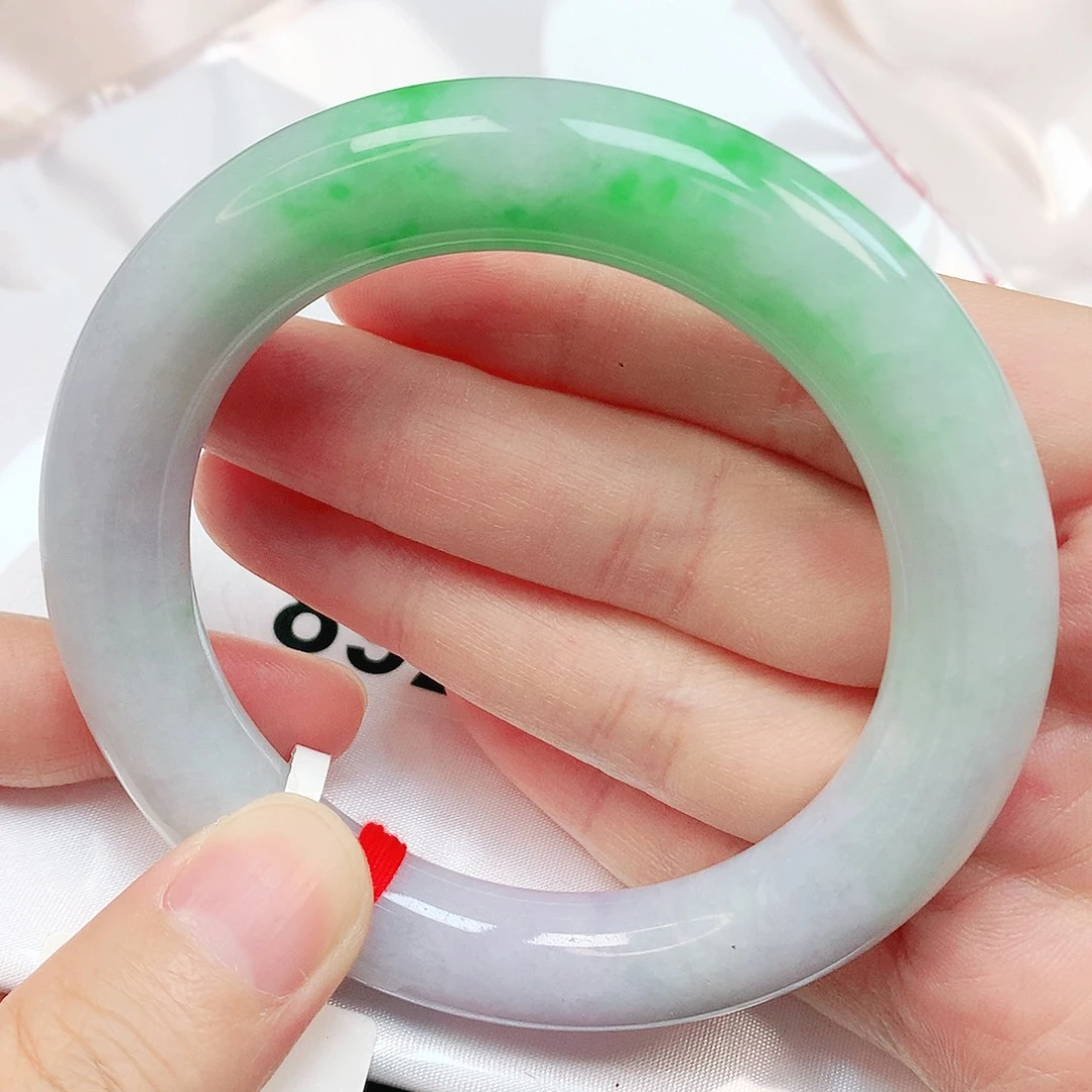 翡翠未镶嵌手镯抖音892