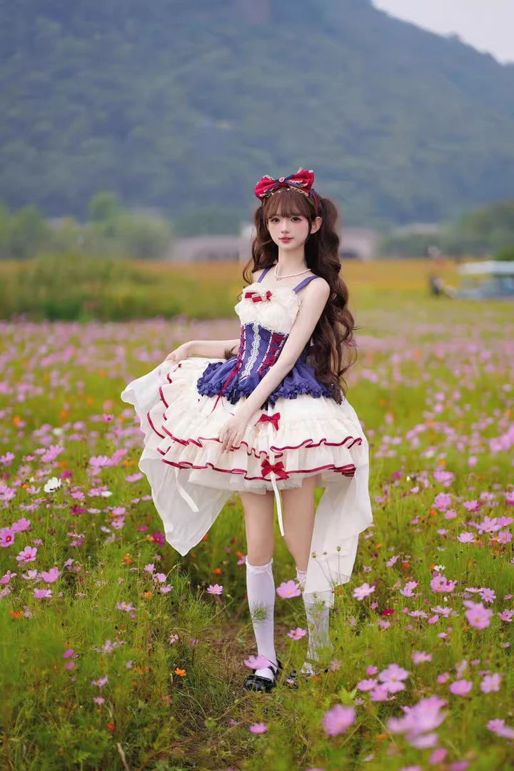 啾啾（1-80号）洛丽塔短裙夏季连衣吊带裙甜美日系少女lolita