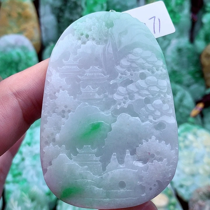 翡翠吊坠(不含链)未镶嵌